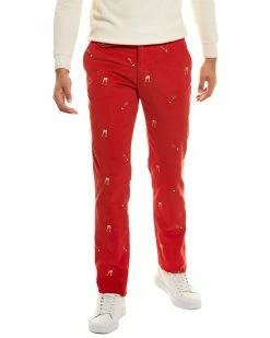 Cheap 🛒 J.McLaughlin Thoreau Pant Men Pants Red 🥰