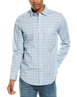 Best deal ✨ J.McLaughlin Gramercy Woven 👕 Shirt Men Casual Button Downs 👍