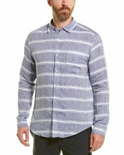 Budget 😀 J.McLaughlin Gramercy Woven 👚 Shirt Men Casual Button Downs 🤩