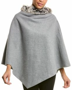 Best Sale ❤️ J.McLaughlin Warren Solid Poncho 👩 Women Scarves & Wraps 🌟