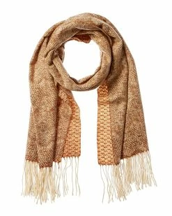 Hot Sale 👍 J.McLaughlin Jaipur Imogen Flora Cashmere Scarf 👩 Women Scarves & Wraps 🌟
