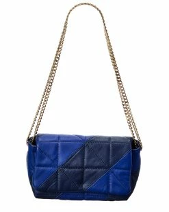 Wholesale 🎁 J.McLaughlin Rylan Colorblocked Leather 👜 Handbag 👩 Women Shoulder Bags 😀