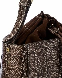 Budget 🔥 J.McLaughlin Jillian Snake-Embossed Leather 👜 Handbag 👩 Women Shoulder Bags 🛒 -J.McLaughlin shop 1160355570 RLLZ 3