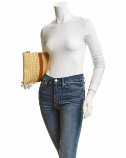 Best reviews of 🔔 J.McLaughlin Jenna Leather Straw Clutch 👩 Women Beach & Straw Bags 😉 -J.McLaughlin shop 1160891322 RLLZ 3