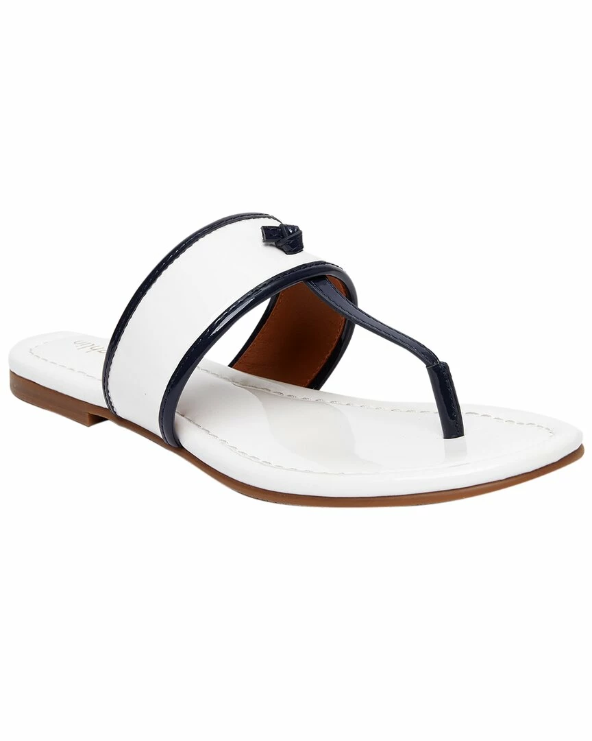 Best Sale ⭐ J.McLaughlin Leslie Patent 🩴 Sandal 👩 Women Flat 🩴 Sandals Orangewhite 🧨 4 Best Sale ⭐ J.McLaughlin Leslie Patent 🩴 Sandal 👩 Women Flat 🩴 Sandals Orangewhite 🧨 - Image 4