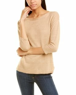 Best Pirce ⌛ J.McLaughlin Alva Linen Crewneck Sweater 👩 Women Sweaters & Knits 🤩