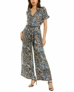 Outlet 😉 J.McLaughlin Marea Silk-Blend Jumpsuit 👩 Women Jumpsuits & Rompers 😀
