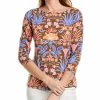 Best reviews of 🔥 J.McLaughlin Wavesong Stained Glass Floral Top 👩 Women Tops ✔️ -J.McLaughlin shop 1411132745 RLLZ 1