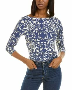 Hot Sale 🥰 J.McLaughlin Wavesong Catalina Cloth T-Shirt 👩 Women Tops ❤️