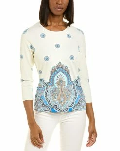 Coupon 😉 J.McLaughlin Signature Catalina Cloth T-Shirt 👩 Women Tops 🤩