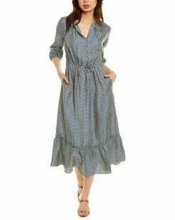 Top 10 ⭐ J.McLaughlin Liberty Silk-Blend 👗 Dress 👩 Women 👗 Dresses ⭐